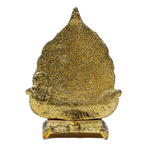 Brass Murti Lord Ganesha Is Sitting On The Throne - 5 × 4 Inches | For Pooja Temple | Home Decor | Office & Mandir DecorationAnd Gifts