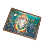 Lord Ganesha Photo Frame - 26 × 20 Inches | For Pooja Temple | Home Decor And Gifts