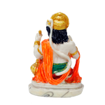 Lord Veer Bajrangbali Hanuman Ji Marble Dust Murti Idol - 9 x 6 Inches | For Pooja Temple | Home Decor | Office Decoration | Mandir Decoration And Gifts