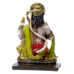 Lord Veer Bajrang Bali Hanuman Ji Marble Dust Murti Idol - 9 x 5 Inches | For Pooja Temple | Home Decor | Office Decoration | Mandir Decoration And Gifts
