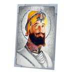 Guru Govind Singh Sahib Ji Saroop Sikh Photo Frame - 7 × 5 Inches | For Pooja Temple | Home Decor | Office Decoration | Mandir Decoration And Gifts
