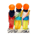 Lord Ram Darbar Marble Dust Murti Idol - 5 × 3 Inches | For Pooja Temple Home Decor | Office Decoration | Mandir Decoration And Gifts