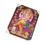 Lord Ganesha Photo Frame - 17 × 25 Inches | For Pooja Temple | Home Decor And Gifts
