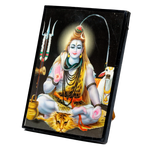 Lord Shiva Ji Mahadev Photo Frame - 8 x 6 Inches | For Pooja Temple | Home Decor | Office Decoration | Mandir Decoration And Gifts
