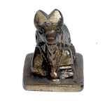 Brass Murti 2 No. Nandi - 1.5 × 2 Inches | For Pooja Temple | Home Decor | Office & Mandir Decoration | Vastu & Spiritual Decor, Ideal for Worship And Gifts