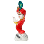 Lord Krishna Marble Dust Murti Idol - 6.5 x 3 Inches | For Pooja Temple | Home Decor | Office Decoration | Mandir Decoration And Gifts