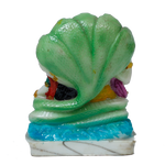 Lord Vishnu And Goddess Lakshmi With Sheshnaag | Marble Dust Murti Idol - 4 × 5 Inches | For Pooja Temple | Home Decor | Office Decoration | Mandir Decoration And Gifts