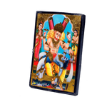 Lord Narsingh Bhagwan Photo Frame - 8 x 6 Inches | For Pooja Temple | Home Decor | Office Decoration | Mandir Decoration And Gifts