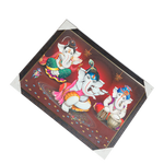 Lord Ganesha Photo Frame - 26 × 20 Inches | For Pooja Temple | Home Decor And Gifts