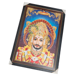 Shree Khatu Shyam Baba Photo Frame - 27 × 39 Inches | For Pooja Temple | Home Decor And Gifts