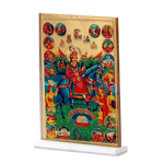 Shri Jahar veer Goga Ji Maharaj Photo - 4 × 2 Inches | For Pooja Temple | Home Decor | Car Dashboard | Office & Mandir Decoration And Gifts