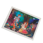 Goddess Radha And Lord Krishan Photo Frame - 13 × 17 Inches | For Pooja Temple | Home Decor And Gifts