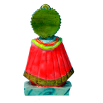 Shree Khatu Shyam Baba Marble Dust Murti Idol - 6 x 3 Inches | For Pooja Temple | Home Decor | Office Decoration | Mandir Decoration And Gifts