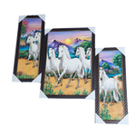 Wooden Horse Wall Frame- 19× 15 Inches