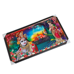 Goddess Radha And Lord Krishan Photo Frame - 21 × 39 Inches | For Pooja Temple | Home Decor And Gifts