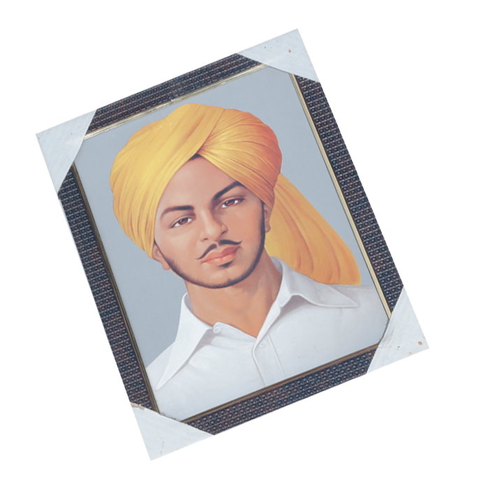 Shaheed Bhagat Singh Photo Frame - 11 × 10 Inches | For Educational Institutes | Public Places And Offices