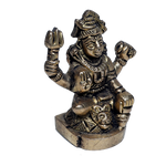 Brass Murti Lord Shiva Ji Mahadev - 2 × 2 Inches | 2.5 × 2 Inches | For Pooja Temple | Home Decor | Office & Mandir Decoration And Gifts
