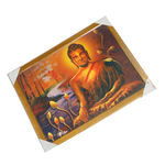 Lord Gautam Buddha Photo Frame - 26 × 20 Inches | For Pooja Temple | Home Decor And Gifts