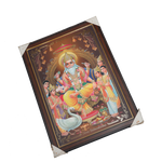 Lord Vishwakarma Bhagwan Photo Frame - 31 × 23 Inches | For Pooja Temple | Home Decor And Gifts