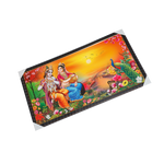 Goddess Radha And Lord Krishan Photo Frame - 21 × 39 Inches | For Pooja Temple | Home Decor And Gifts