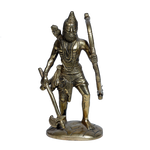 Brass Murti Bhagwan Parshuram - 7 × 3.5 Inches | For Pooja Temple | Home Decor | Office & Mandir Decoration And Gifts