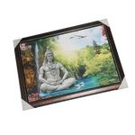 Lord Shiva Shankar Photo Frame - 31 × 23 Inches | For Pooja Temple | Home Decor And Gifts