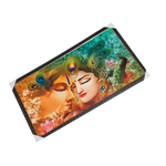 Goddess Radha And Lord Krishan Photo Frame - 21 × 39 Inches | For Pooja Temple | Home Decor And Gifts