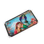 Goddess Radha And Lord Krishan Photo Frame - 21 × 39 Inches | For Pooja Temple | Home Decor And Gifts