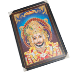 Shree Khatu Shyam Baba Photo Frame - 27 × 39 Inches | For Pooja Temple | Home Decor And Gifts
