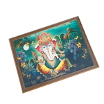 Lord Ganesha Photo Frame - 26 × 20 Inches | For Pooja Temple | Home Decor And Gifts