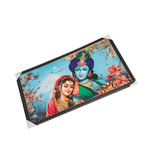 Goddess Radha And Lord Krishan Photo Frame - 21 × 39 Inches | For Pooja Temple | Home Decor And Gifts