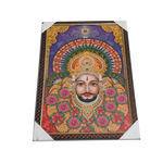 Shree Shyam Baba Photo Frame - 20 × 13 Inches | For Pooja Temple | Home Decor And Gifts