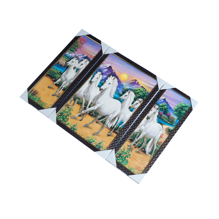 Wooden Horse Wall Frame- 19× 15 Inches