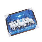 White Horse Photo Frame - 25 × 19 Inches | For Pooja Temple | Home Decor And GIfts