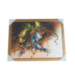 Lord Krishan Ji Photo Frame - 20 × 26 Inches | For Pooja Temple | Home Decor And Gifts