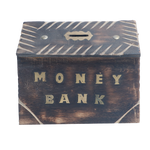 Wood Coin Bank for Kids and Adults
