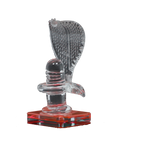 Handcrafted Glass Shiva Lingam Shiv Ling Idol Rad