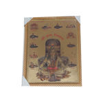 Lord Shiva And 12 Jyotirlinga Shivling Photo Frame - 20 × 26 Inches | For Pooja Temple | Home Decor And Gifts