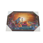 Goddess Radha And Lord Krishan Photo Frame - 20 × 13 Inches | For Pooja Temple | Home Decor And Gifts
