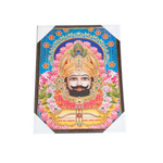 Jai Shree Shyam Baba Photo Frame - 25× 19 Inches | For Pooja Temple | Home Decor And Gifts