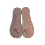 Tibetan wooden sandals worn by Buddhist monks