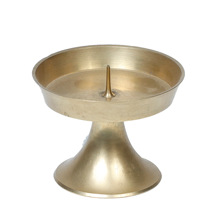 Brass Bitten Diya - 2 × 2.5 Inches