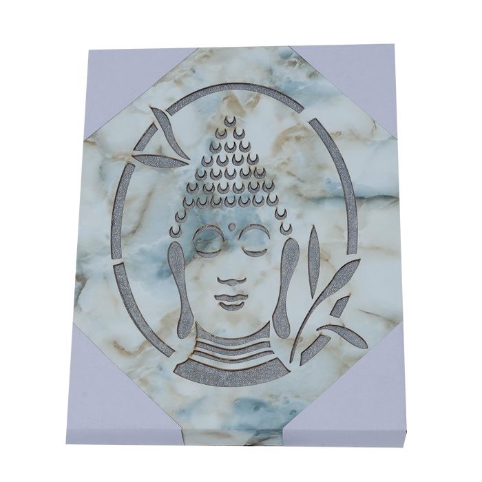 Lord Buddha JI Photo Frame - 12 × 9 Inches | For Pooja Temple And Home Decor