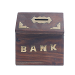 Wood Coin Bank for Kids and Adults