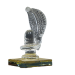 Handcrafted Glass Shiva Lingam Shiv Ling Idol for Daily Pooja and Home Decor