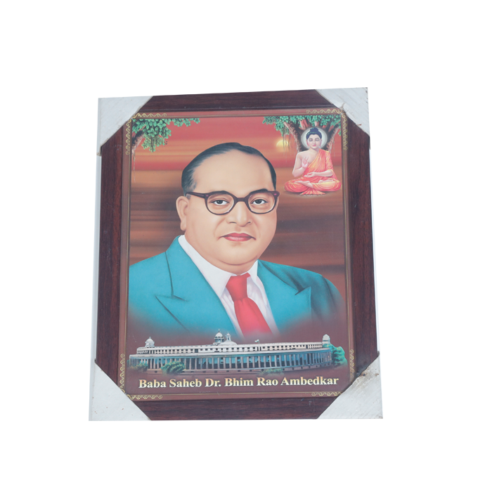 Dr. Bhim Rao Ambedkar And Photo Frame - 11 × 10 Inches | For Educational Institutions | Home Decor | Public Places And Gifts