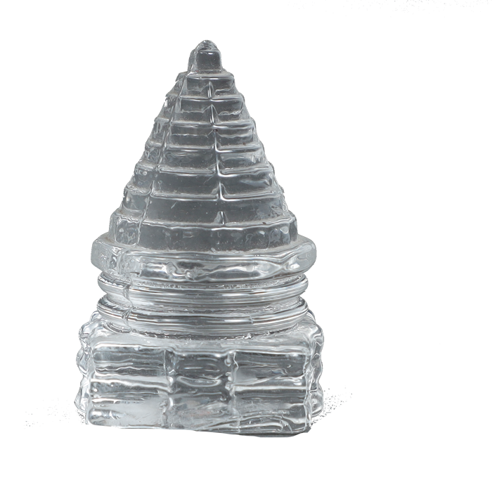 Crystal Shree Yantra - 2 × 2 Inches