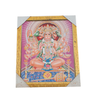 Lord Punch Mukhi Hanuman Photo Frame - 12 × 10 Inches | For Pooja Temple | Home Decor And Gifts