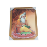 Maharishi Valmiki Ji Photo Frame - 20 × 26 Inches | For Pooja Temple | Home Decor And Gifts