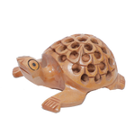 Wooden Tortoise - 3 × 1.5 Inches